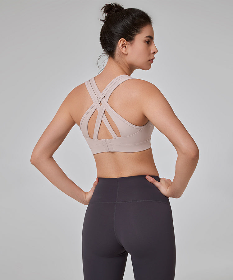 Power Cross Back Padded Running Bra