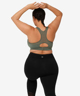 Shift Racerback Breathable Full-Coverage Running Bra | Women's High Support Sports Bra