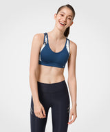 Sculpt Criss Cross Padded Gym Bra | Women's High Support Sports Bra (Plus Size)