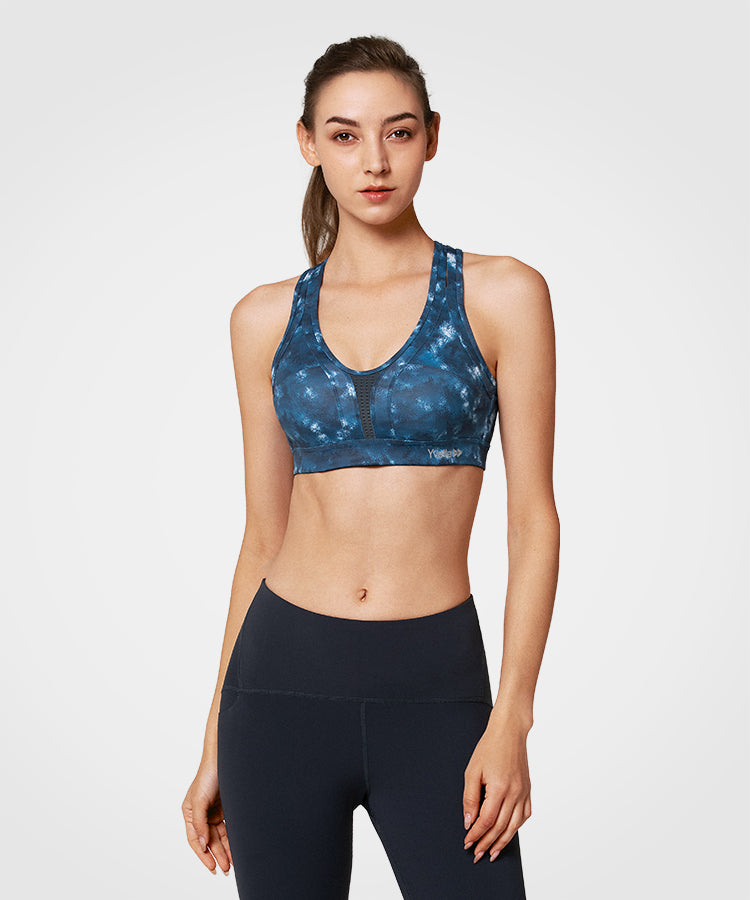 Power Cross Back gepolsterter Lauf-BH | Sport-BH mit starkem Halt für Damen (Übergröße)