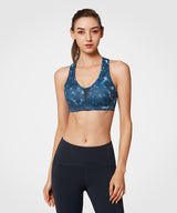 Power Cross Back gepolsterter Lauf-BH | Sport-BH mit starkem Halt für Damen (Übergröße)