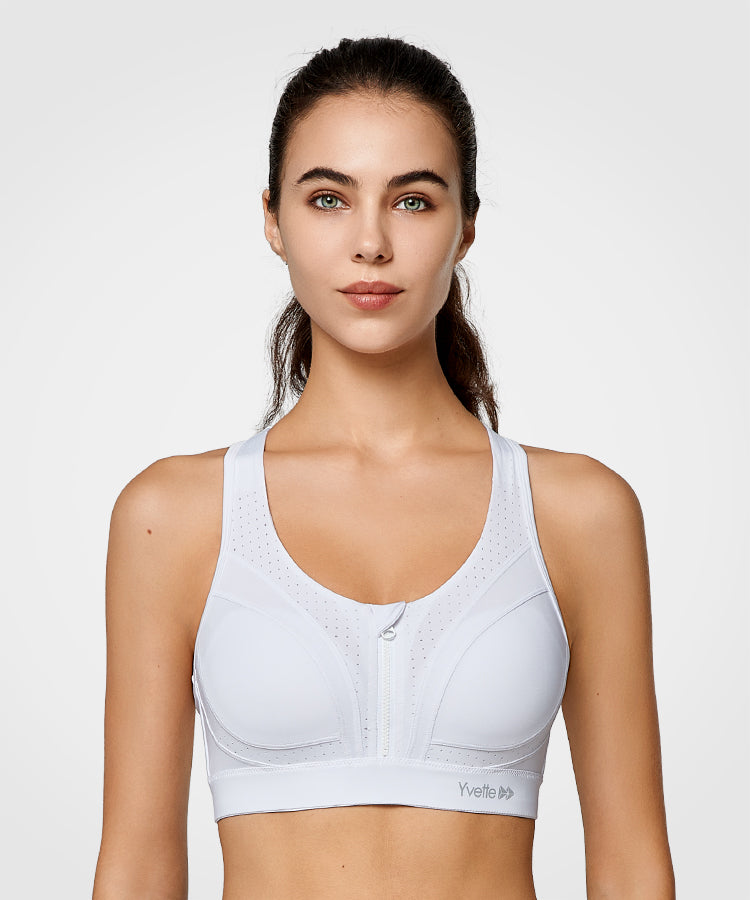 Ladies Sports Bra (with Extender) LG555 White 42DD