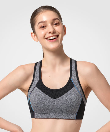 Womens adjustable supportive high impact sports bra – Yvette_UK