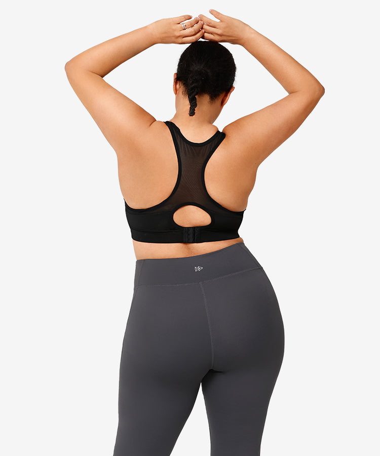 Shift Racerback Mesh gepolsterter Lauf-BH | Damen-Sport-BH mit starkem Halt (Übergröße)
