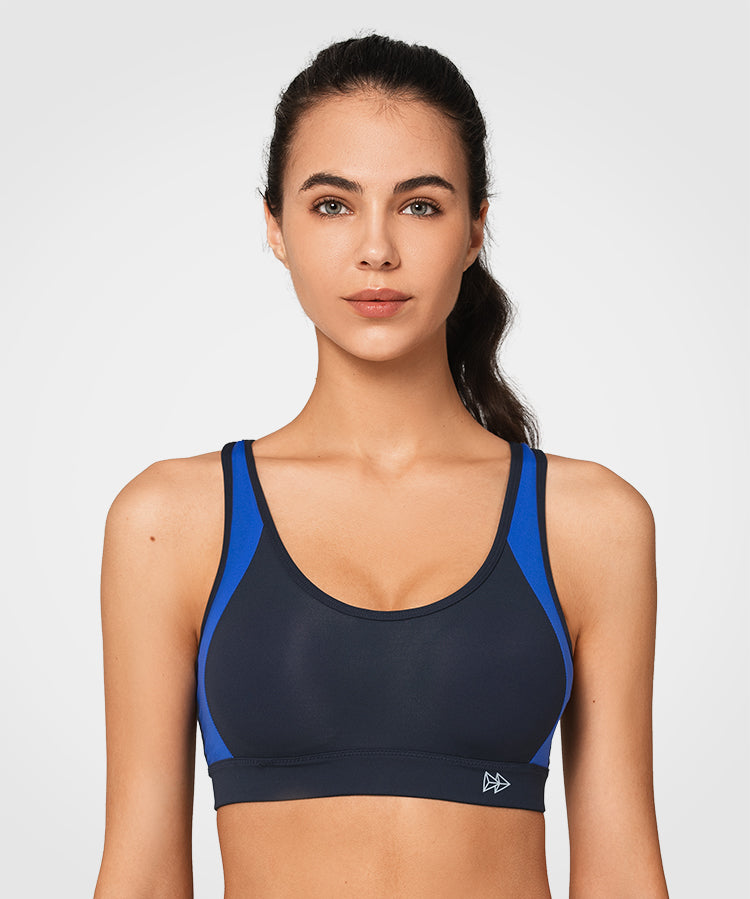 Sujetador deportivo con relleno cruzado Sculpt | Sujetador deportivo de alta sujeción para mujer
