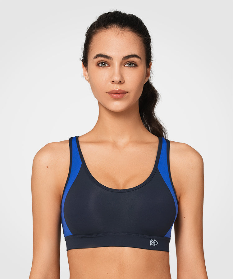 Sujetador deportivo con relleno cruzado Sculpt | Sujetador deportivo de alta sujeción para mujer