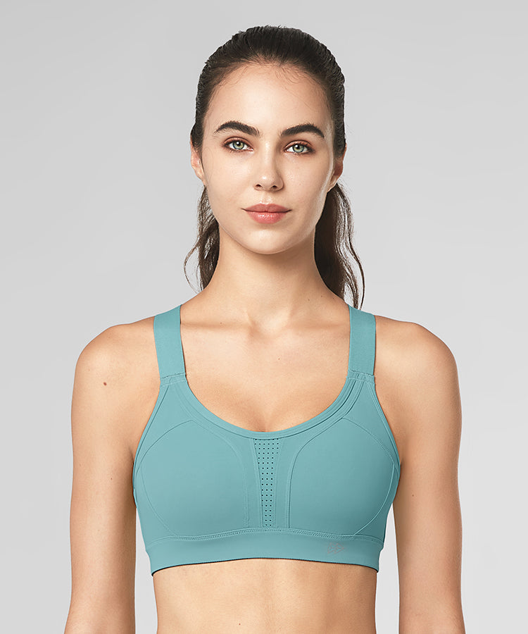 High Impact Sports Bras for Women, Criss Cross Sports Running Bra, High  Support Bra with Removable Cups