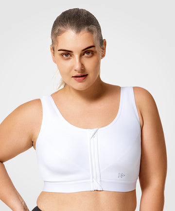 Yvette Women High Impact Sports Bras Criss Cross Back Sexy Running Bra for Plus  Size, 08A, L(DF) at  Women's Clothing store