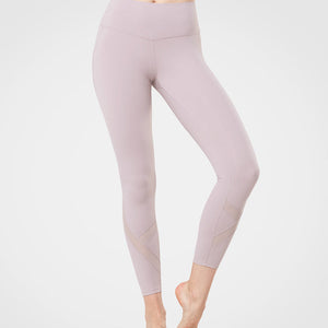 women's exercise pink leggings