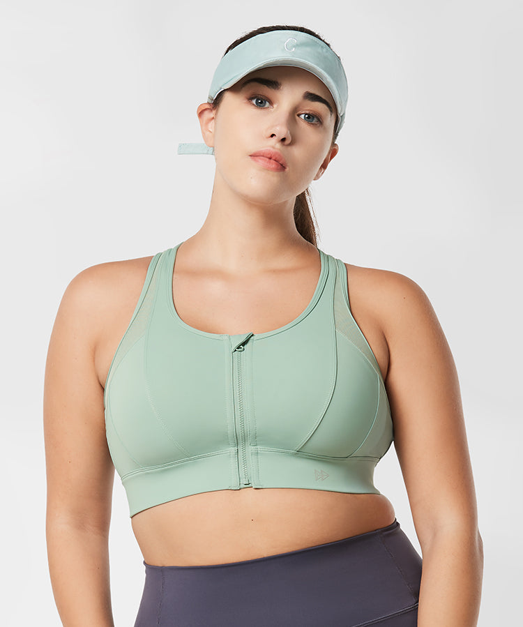 Sujetador para correr con espalda cruzada Power Cross | Sujetador deportivo de sujeción alta para mujer (talla grande)