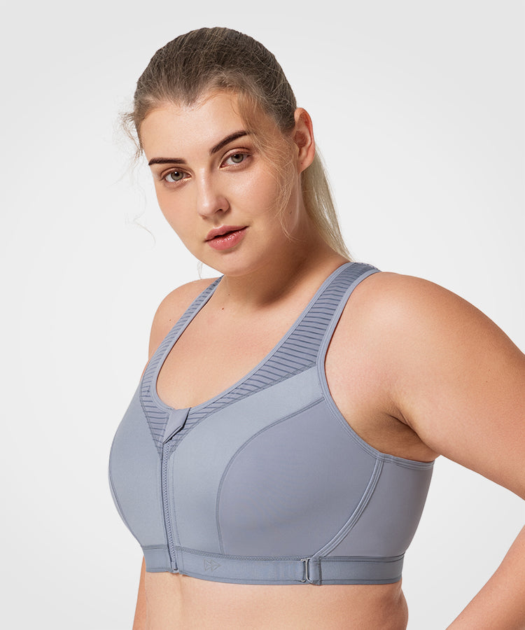 Power Adjustable Padded Running Bra | Women's High Support Sports Bra (Plus  Size)