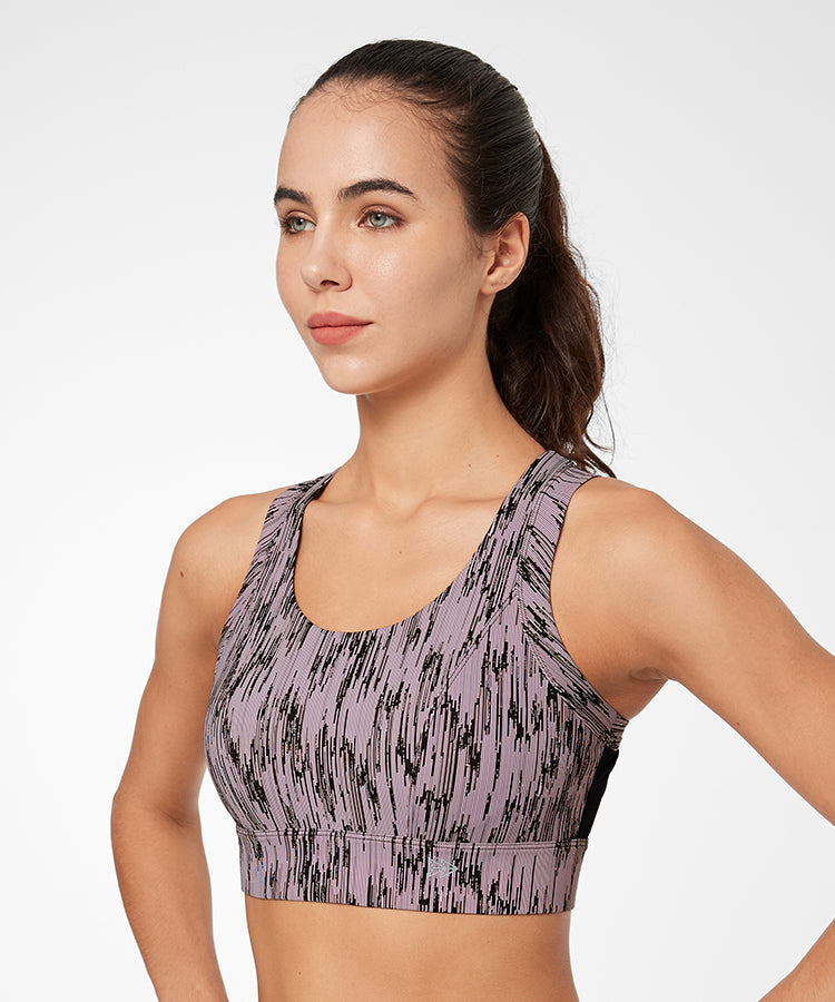 Buy Active Mauve Animal Print High Support Sports Bra 38D