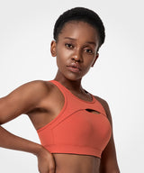 Enfold Hollow Out gepolsterter Lauf-BH | Sport-BH mit starkem Halt für Damen