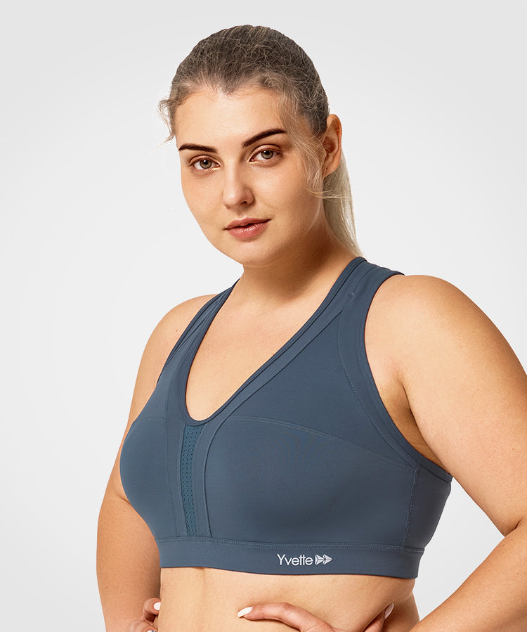 Power Cross-Back Breathable High Impact Running Bra | Women's High Support Sports Bra