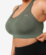 Shift Racerback Breathable Full-Coverage Running Bra | Women's High Support Sports Bra