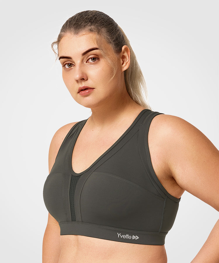 Power Cross-Back Breathable High Impact Running Bra | Women's High Support Sports Bra