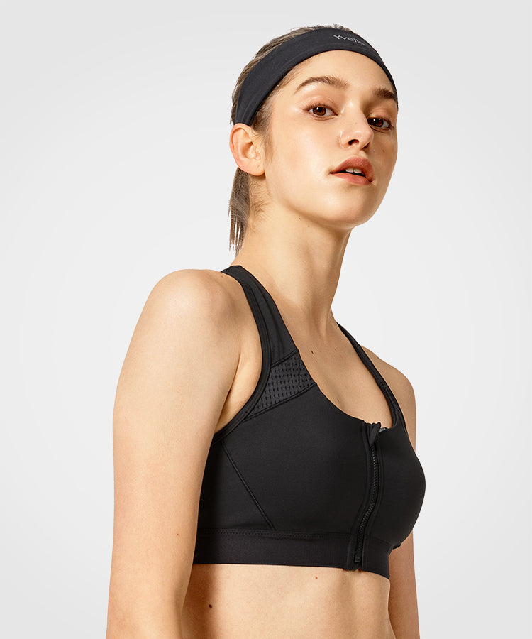 Nike Swoosh Women's Medium-Support Padded Zip-Front Sports Bra