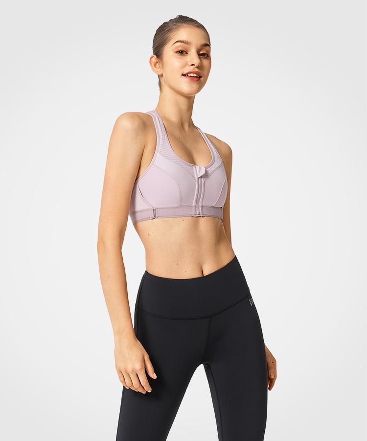 Womens adjustable supportive high impact sports bra | Yvettesports