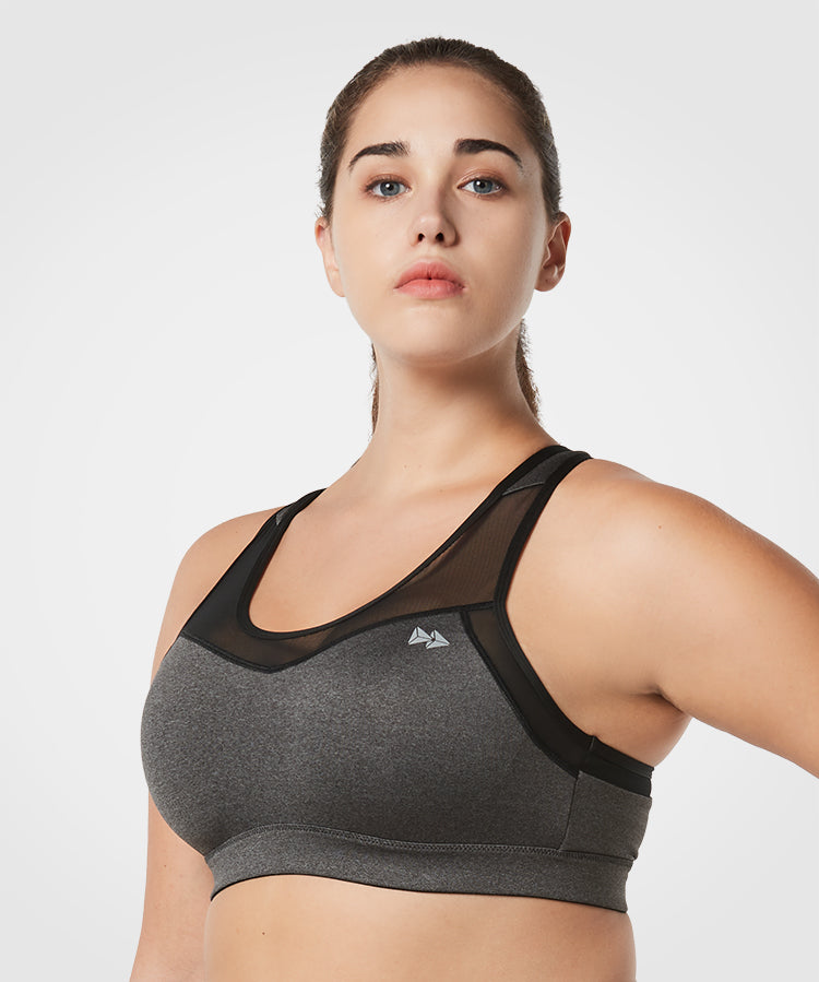 Shift Racerback Breathable Full-Coverage Running Bra | Women's High Support Sports Bra