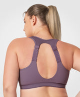 Power Adjustable  Padded Running Bra | Women's High Support Sports Bra  (Plus Size)