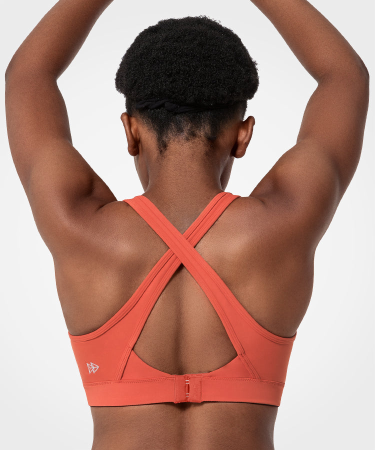 Enfold Hollow Out gepolsterter Lauf-BH | Sport-BH mit starkem Halt für Damen