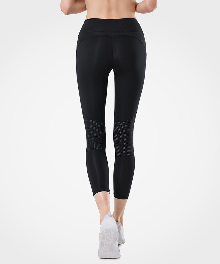 Sculpt Atmungsaktive Airhole-Laufleggings 22" | Damen-Leggings mit starkem Halt