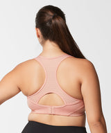 Sculpt Racerback Line Padded Running Bra | Women's High Support Sports Bra (Plus Size)