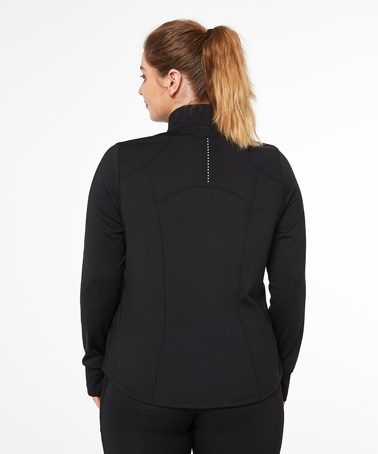 Shift Mock Neck Thumbhole Full Zip Jacket Women s Sports Jacket