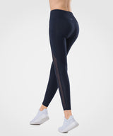 Sculpt Side Pocket Mesh Running Leggings | Women's High Support Leggings