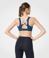 Sculpt Criss Cross Padded Gym Bra | Women's High Support Sports Bra (Plus Size)
