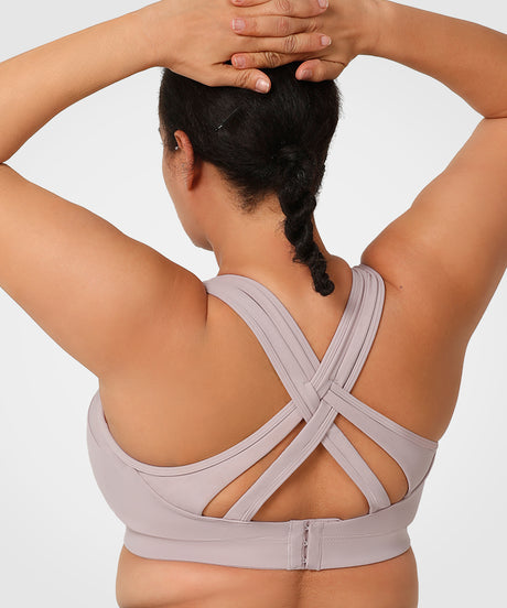 Power Cross-Back Breathable High Impact Running Bra | Women's High Support Sports Bra