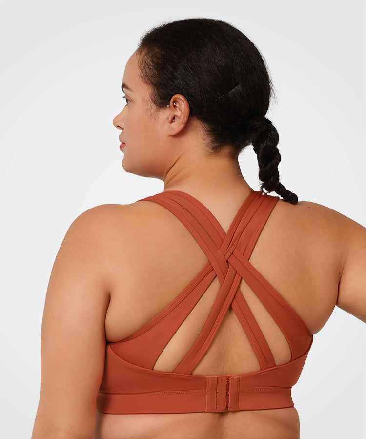 Power Cross-Back Breathable High Impact Running Bra | Women's High Support Sports Bra
