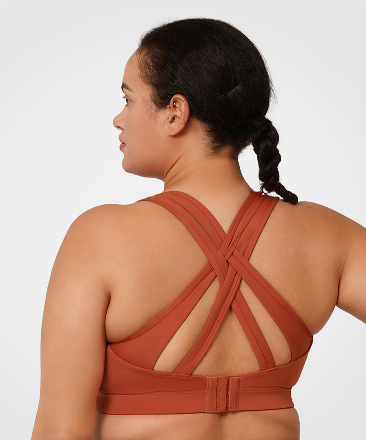 Power Cross-Back Breathable High Impact Running Bra | Women's High Support Sports Bra