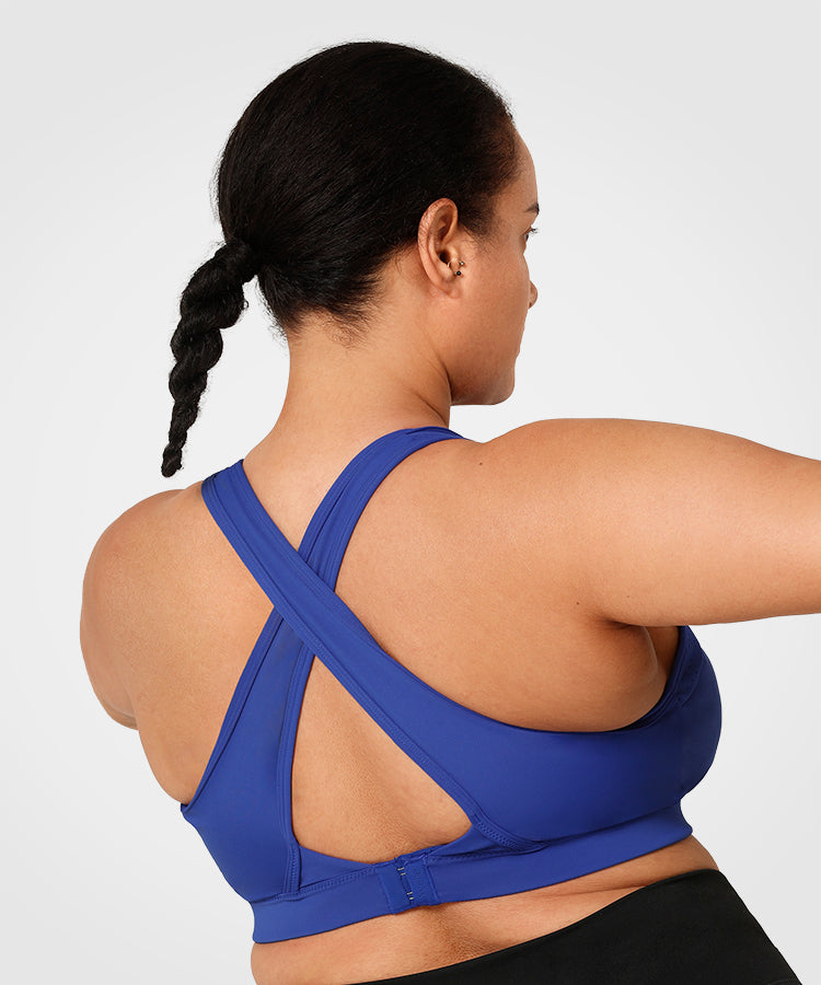 Sujetador para correr con relleno calado Enfold | Sujetador deportivo de sujeción alta para mujer (talla grande)