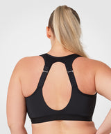 Power Adjustable  Padded Running Bra | Women's High Support Sports Bra  (Plus Size)