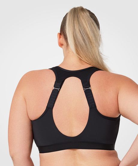 Power Adjustable  Padded Running Bra | Women's High Support Sports Bra  (Plus Size)