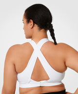 Enfold Hollow Out gepolsterter Lauf-BH | Sport-BH mit starker Unterstützung für Damen (Übergröße)