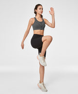 Enfold Zip Mesh gepolsterter Lauf-BH | Damen-Sport-BH mit starker Unterstützung (Übergröße)