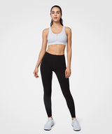 Power Zip Front Criss Cross Padded Running Bra | Women's High Support Sports Bra