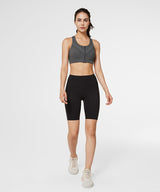 Enfold Zip Mesh gepolsterter Lauf-BH | Damen-Sport-BH mit starker Unterstützung (Übergröße)