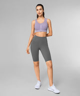 Echo High Waist Cropped Laufshorts 9 Zoll | Damen Sportshorts mit starkem Halt