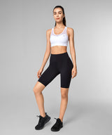 Echo High Waist Cropped Laufshorts 9 Zoll | Damen Sportshorts mit starkem Halt