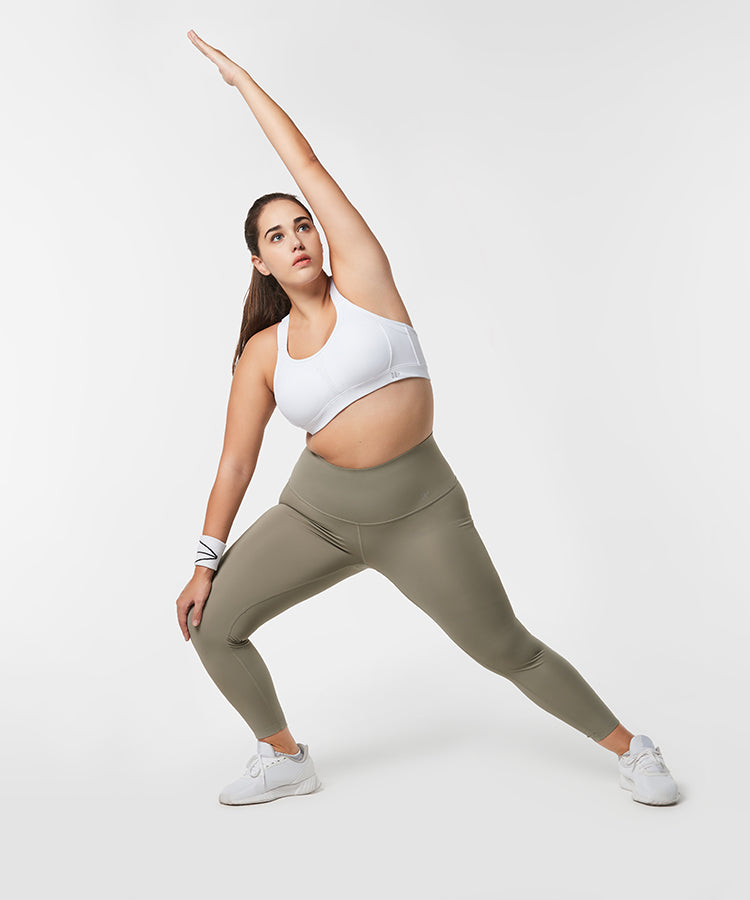 Power Adjustable Criss cross Padded Running Bra | Women's High Support Sports Bra (Plus Size)