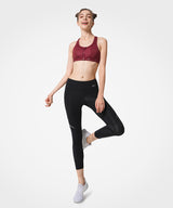 Sculpt Atmungsaktive Airhole-Laufleggings 22" | Damen-Leggings mit starkem Halt