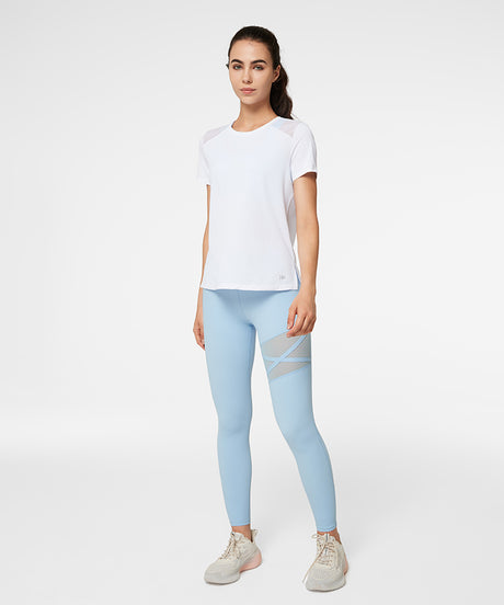 Echo Side Split Mesh T-shirt | Women's Sports T-shirt