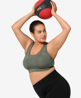 Shift Racerback Breathable Full-Coverage Running Bra | Women's High Support Sports Bra