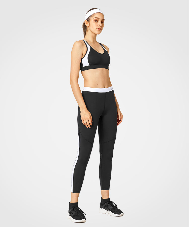 Sculpt Criss Cross Padded Gym Bra | Women's High Support Sports Bra