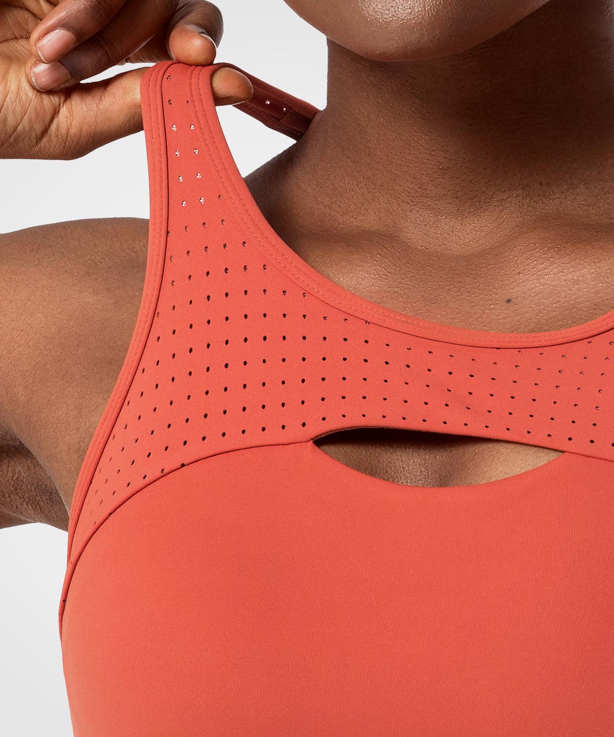 Enfold Hollow Out gepolsterter Lauf-BH | Sport-BH mit starkem Halt für Damen