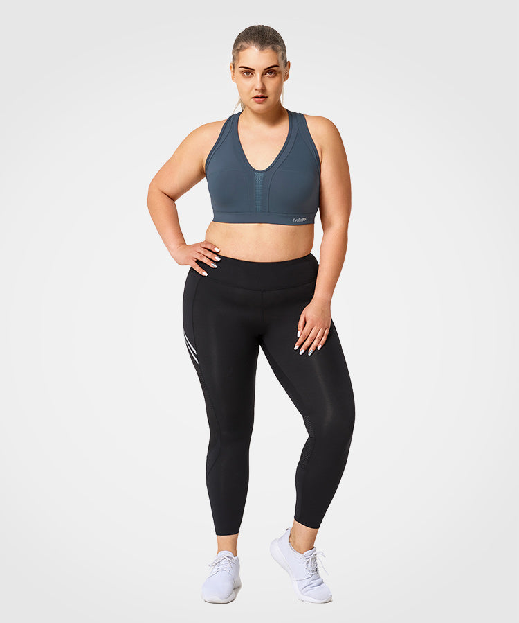 Power Cross-Back Breathable High Impact Running Bra | Women's High Support Sports Bra