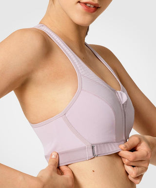 Womens adjustable supportive high impact sports bra | Yvettesports